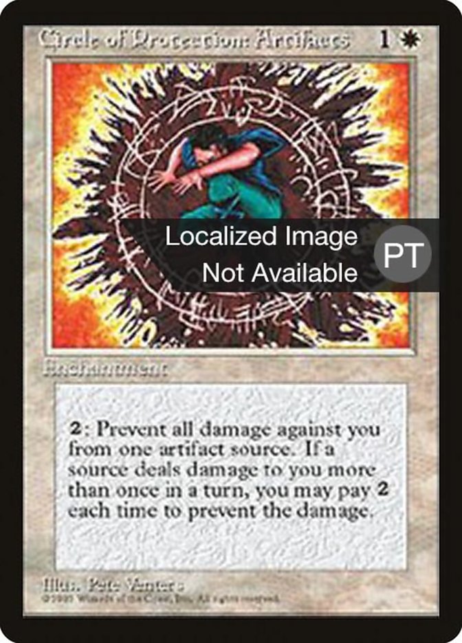 Circle of Protection: Artifacts [Fourth Edition (Foreign Black Border)] | Good Games Morley
