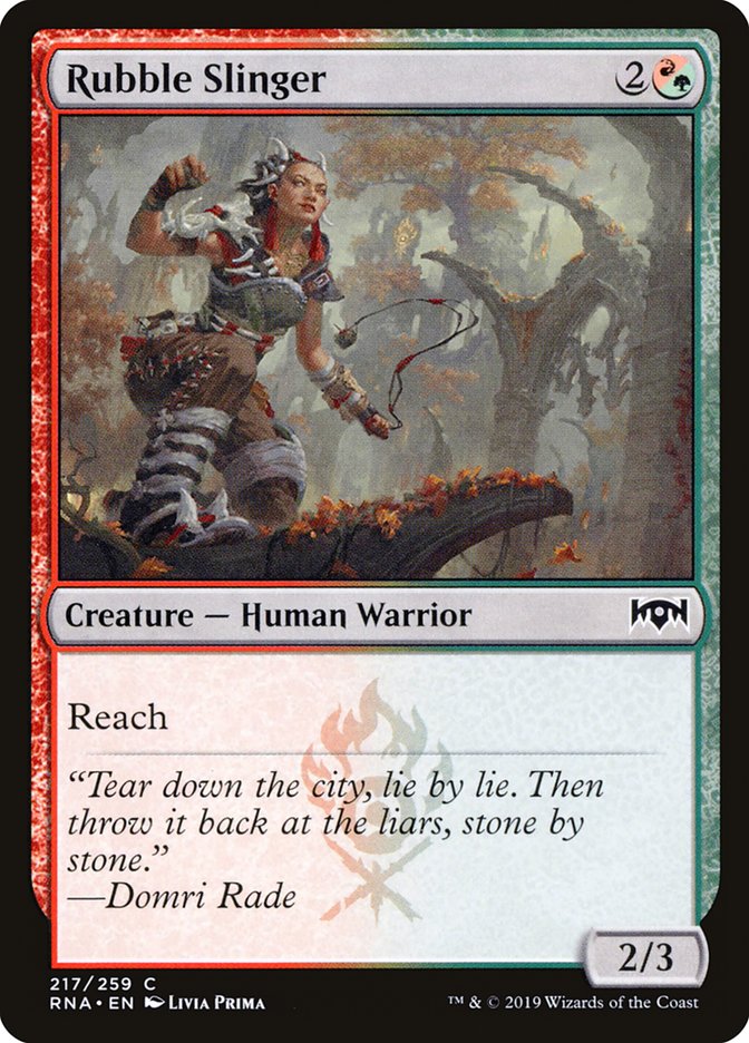 Rubble Slinger [Ravnica Allegiance] | Good Games Morley