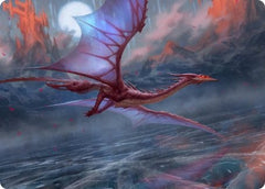 Manaform Hellkite Art Card [Innistrad: Crimson Vow Art Series] | Good Games Morley