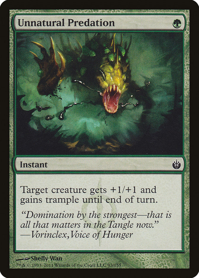 Unnatural Predation [Mirrodin Besieged] | Good Games Morley