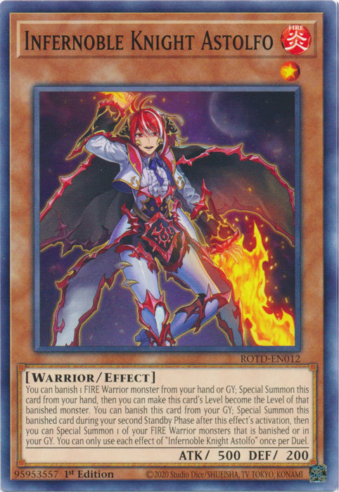 Infernoble Knight Astolfo [ROTD-EN012] Common | Good Games Morley