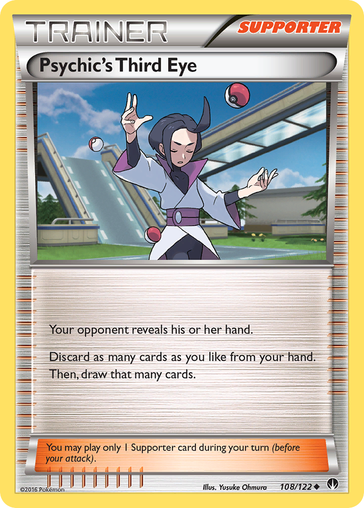 Psychic's Third Eye (108/122) [XY: BREAKpoint] | Good Games Morley