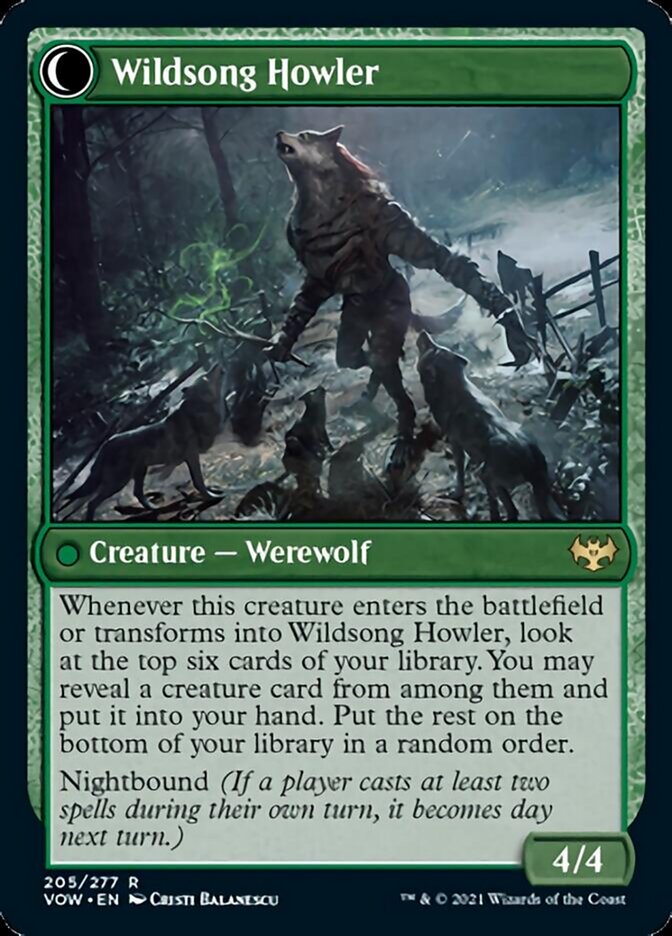 Howlpack Piper // Wildsong Howler [Innistrad: Crimson Vow] | Good Games Morley