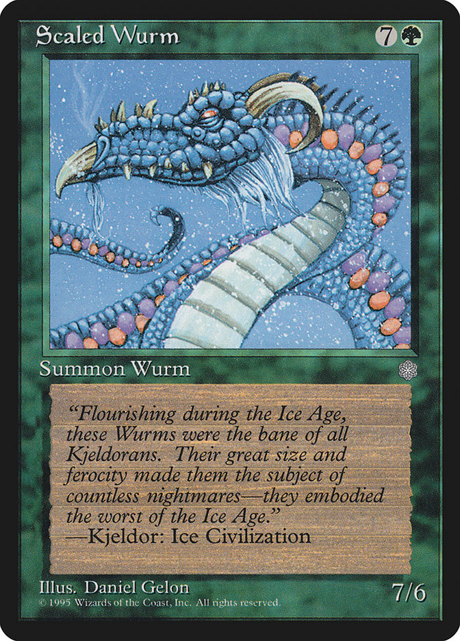 Scaled Wurm [Ice Age] | Good Games Morley