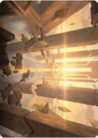 Skyclave Basilica Art Card [Zendikar Rising Art Series] | Good Games Morley