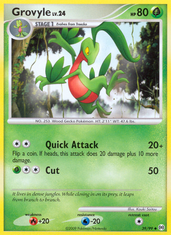 Grovyle (39/99) [Platinum: Arceus] | Good Games Morley