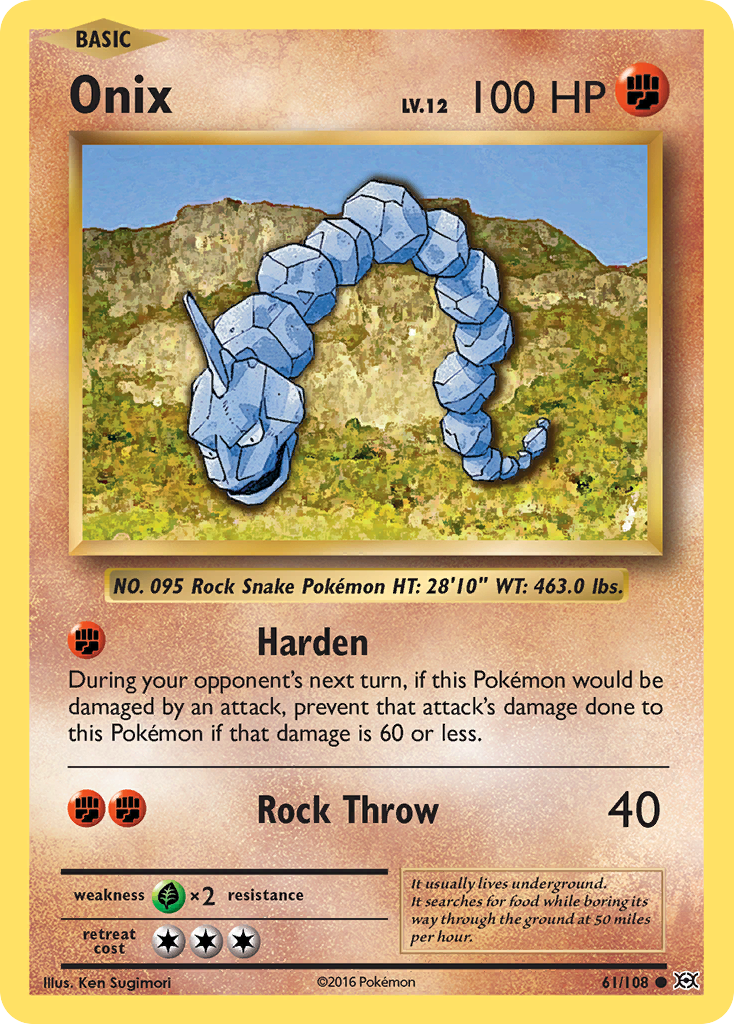 Onix (61/108) [XY: Evolutions] | Good Games Morley