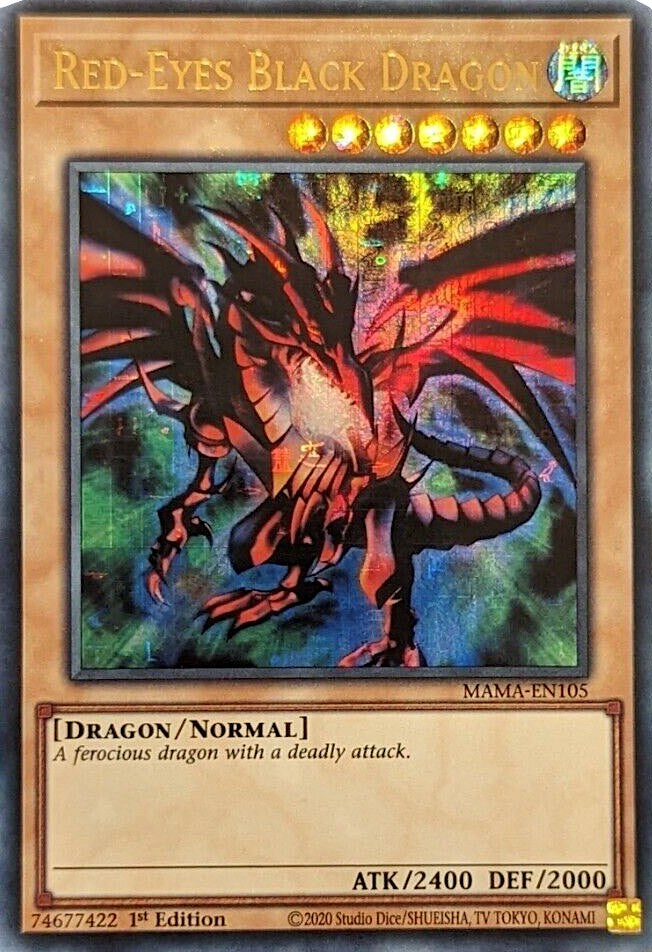 Red-Eyes Black Dragon [MAMA-EN105] Ultra Pharaoh's Rare | Good Games Morley