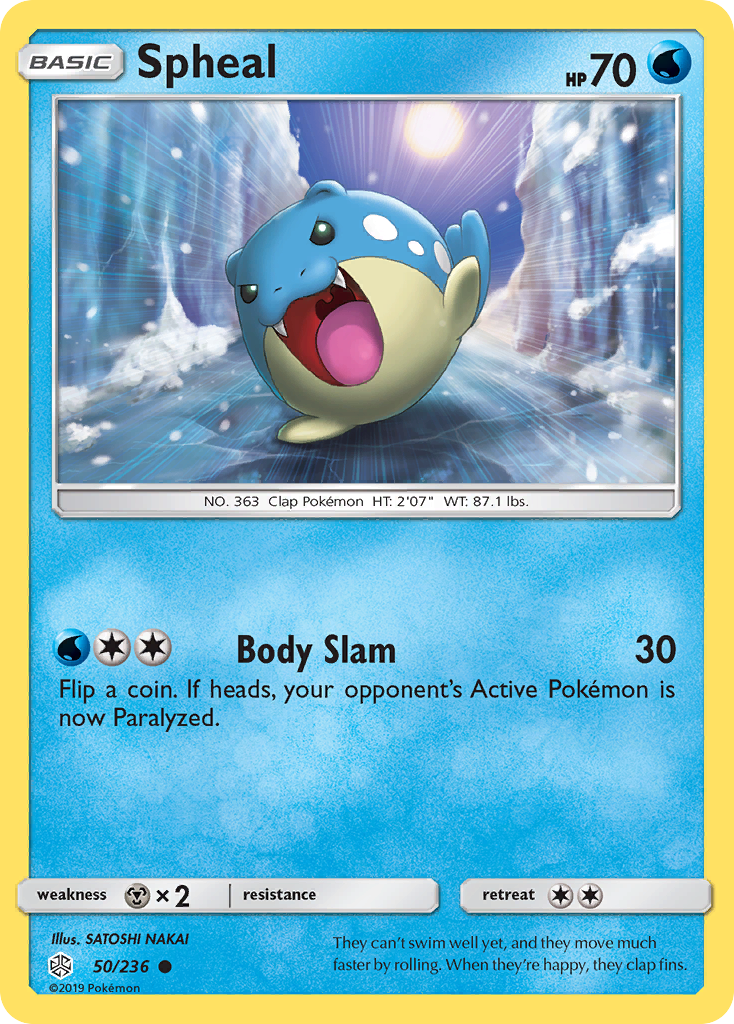 Spheal (50/236) [Sun & Moon: Cosmic Eclipse] | Good Games Morley