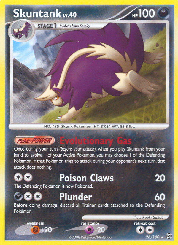 Skuntank (26/100) [Diamond & Pearl: Stormfront] | Good Games Morley