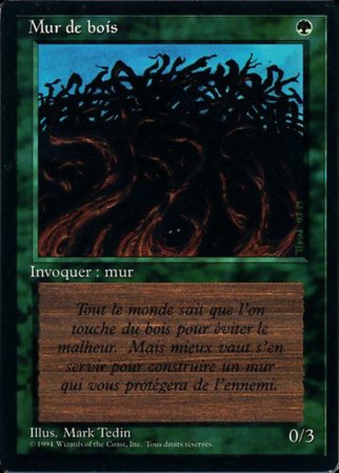Wall of Wood [Foreign Black Border] | Good Games Morley
