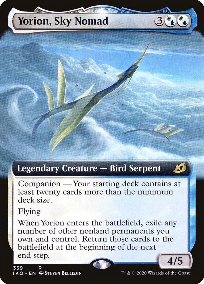 Yorion, Sky Nomad (Extended Art) [Ikoria: Lair of Behemoths] | Good Games Morley