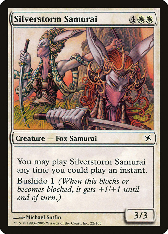 Silverstorm Samurai [Betrayers of Kamigawa] | Good Games Morley