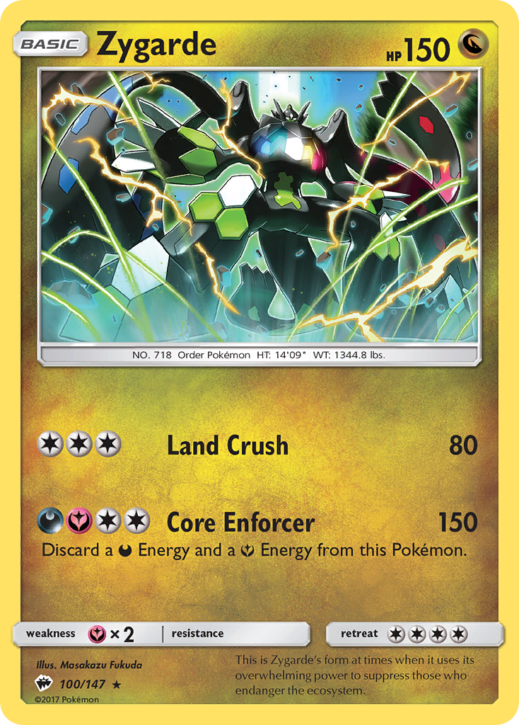 Zygarde (100/147) [Sun & Moon: Burning Shadows] | Good Games Morley