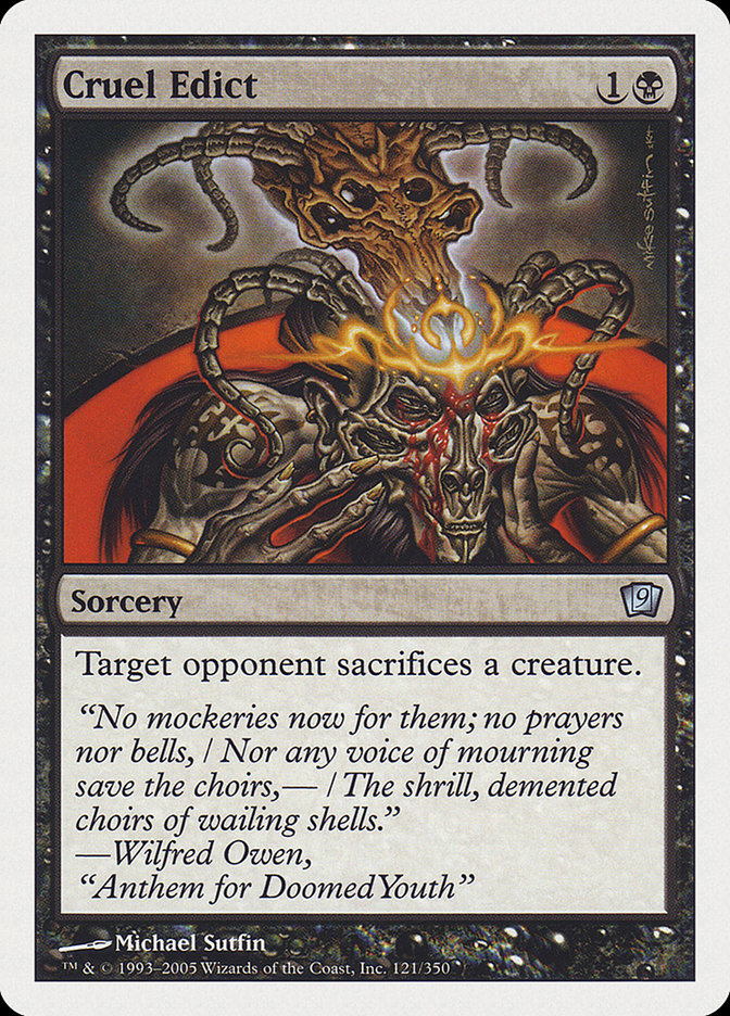 Cruel Edict [Ninth Edition] | Good Games Morley