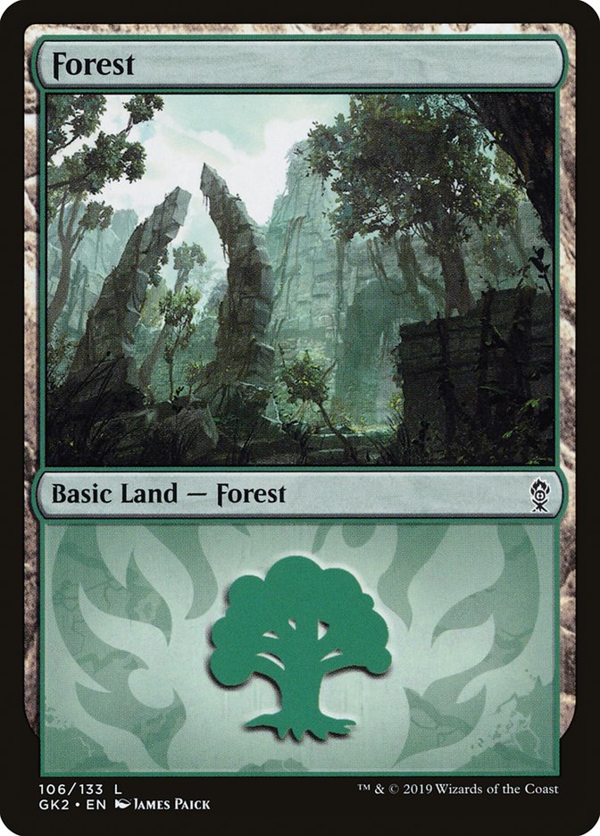 Forest (106) [Ravnica Allegiance Guild Kit] | Good Games Morley