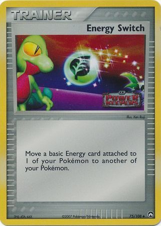 Energy Switch (75/108) (Stamped) [EX: Power Keepers] | Good Games Morley