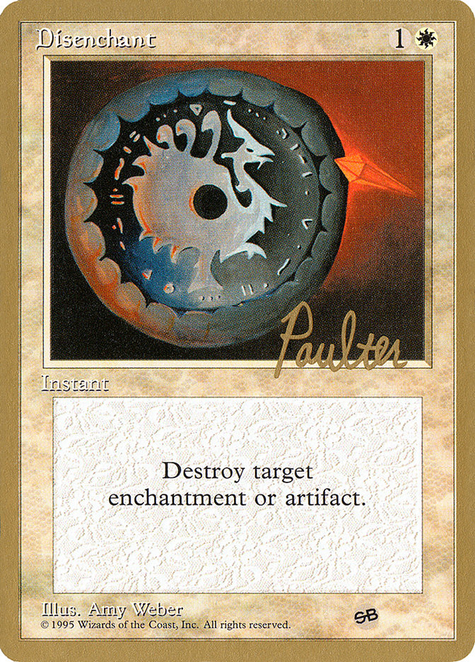 Disenchant (Preston Poulter) (SB) [Pro Tour Collector Set] | Good Games Morley