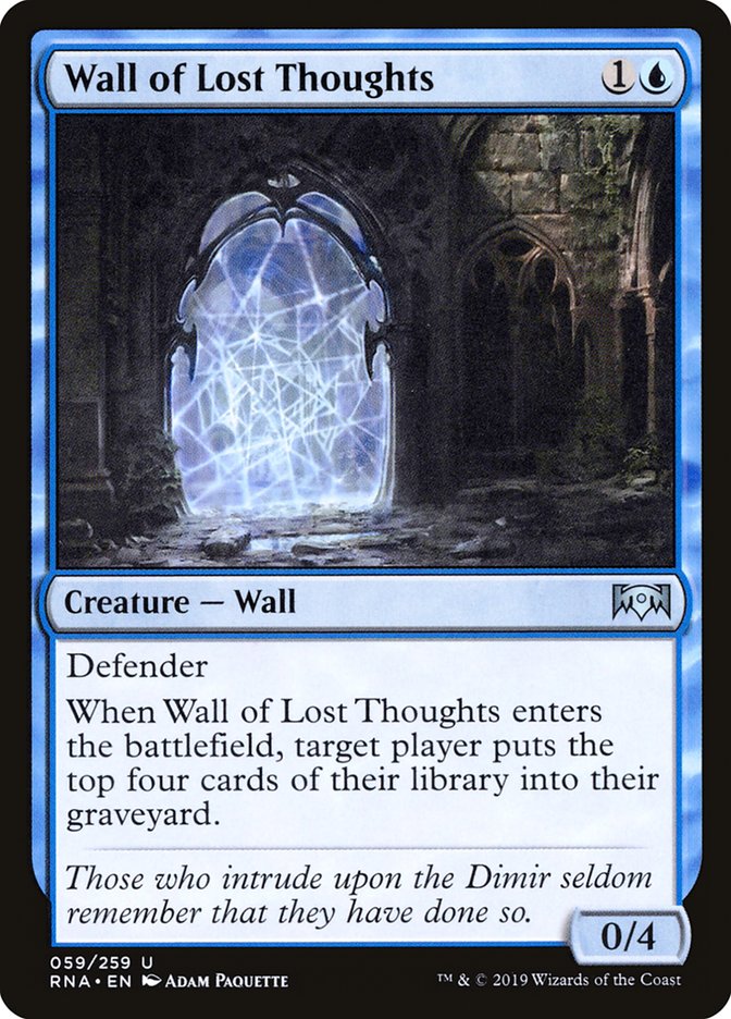 Wall of Lost Thoughts [Ravnica Allegiance] | Good Games Morley