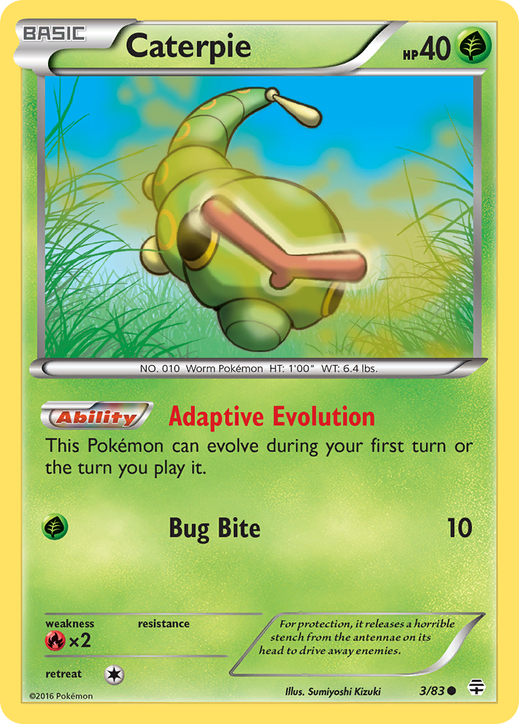 Caterpie (3/83) [XY: Generations] | Good Games Morley