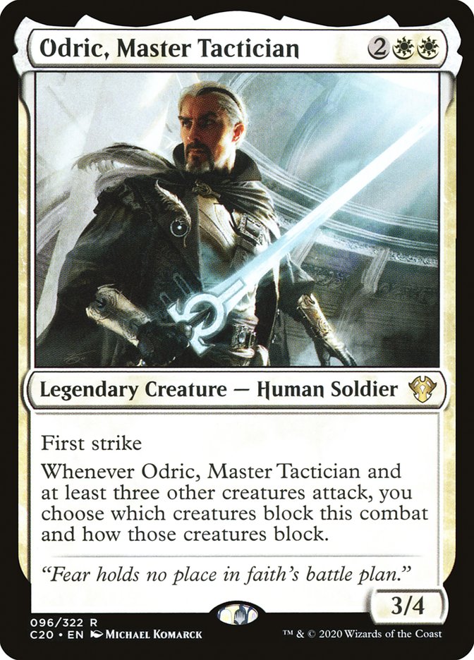 Odric, Master Tactician [Commander 2020] | Good Games Morley
