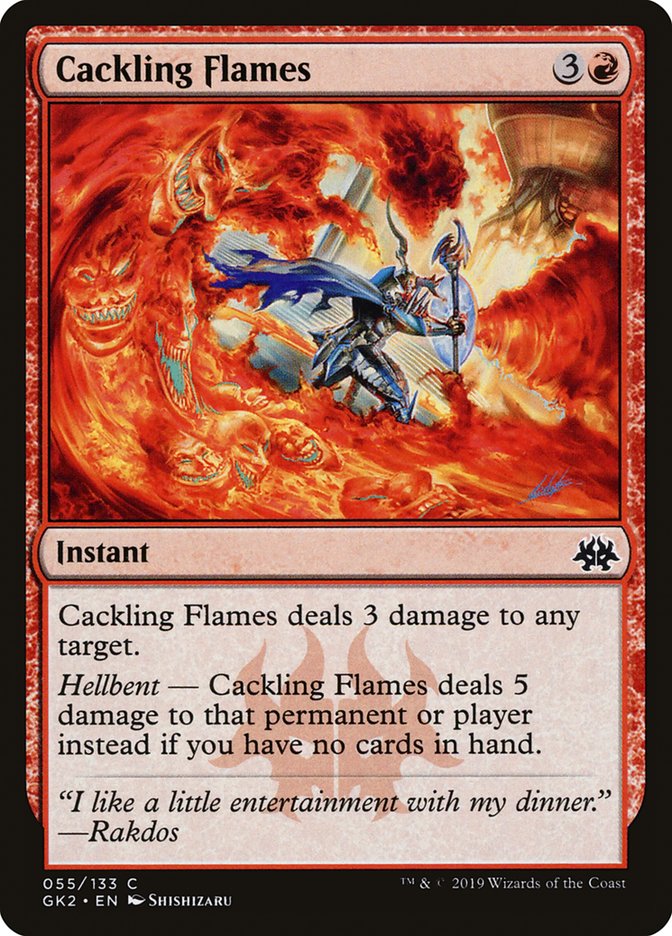 Cackling Flames [Ravnica Allegiance Guild Kit] | Good Games Morley