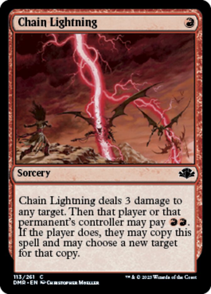 Chain Lightning [Dominaria Remastered] | Good Games Morley