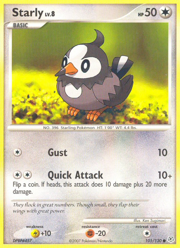 Starly (101/130) [Diamond & Pearl: Base Set] | Good Games Morley