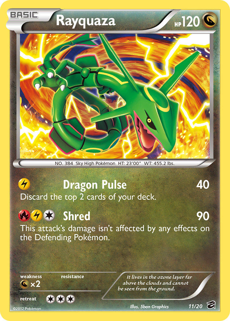 Rayquaza (11/20) [Black & White: Dragon Vault] | Good Games Morley