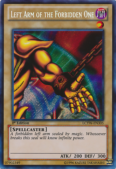Left Arm of the Forbidden One [LCYW-EN305] Secret Rare | Good Games Morley