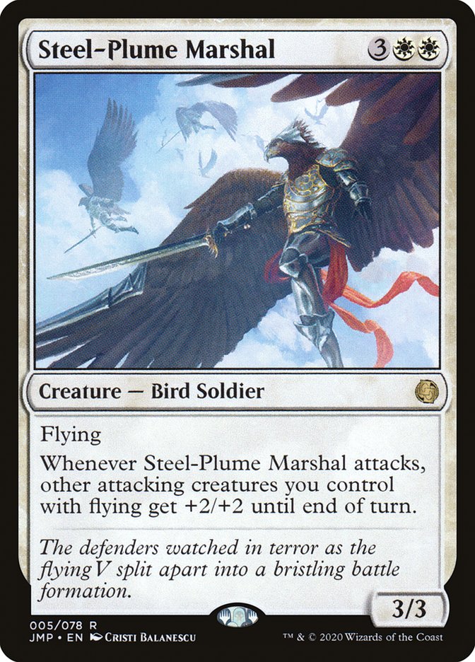 Steel-Plume Marshal [Jumpstart] | Good Games Morley