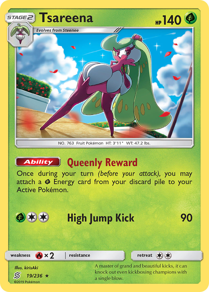 Tsareena (19/236) [Sun & Moon: Unified Minds] | Good Games Morley