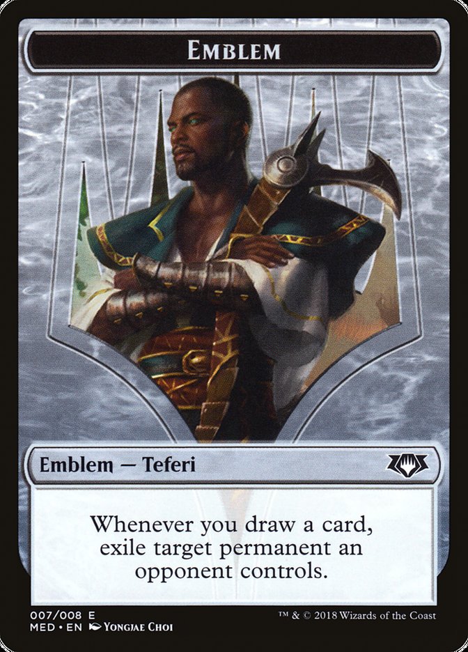 Teferi, Hero of Dominaria Emblem [Mythic Edition Tokens] | Good Games Morley