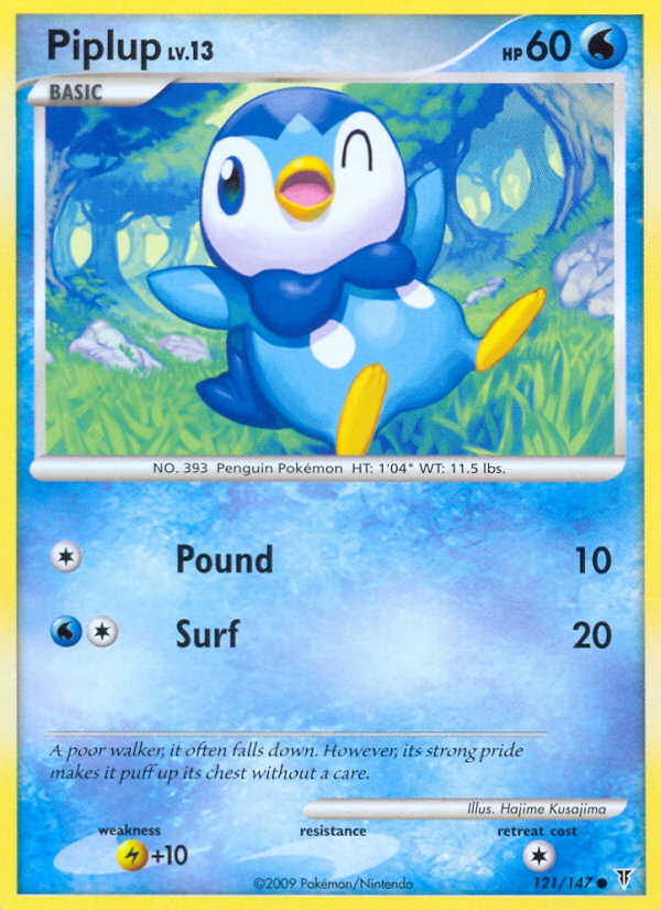 Piplup (121/147) [Platinum: Supreme Victors] | Good Games Morley