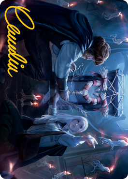 Faithful Mending Art Card (Gold-Stamped Signature) [Innistrad: Midnight Hunt Art Series] | Good Games Morley