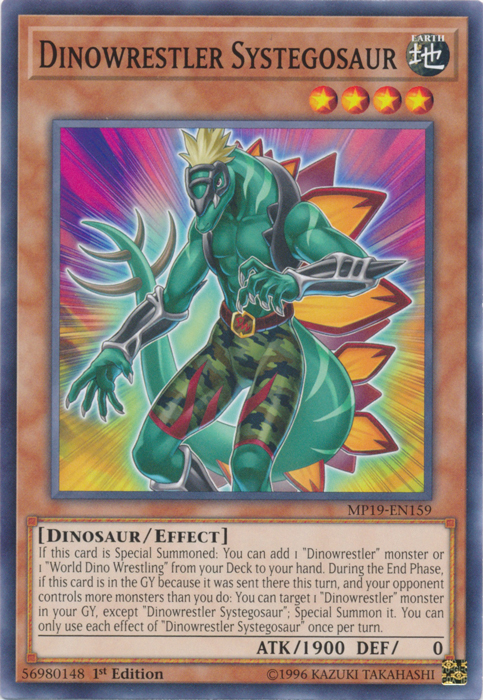 Dinowrestler Systegosaur [MP19-EN159] Common | Good Games Morley