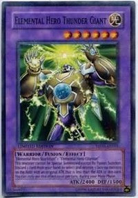 Elemental Hero Thunder Giant [MF01-EN001] Parallel Rare | Good Games Morley