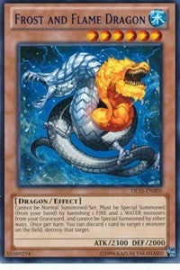 Frost and Flame Dragon (Blue) [DL15-EN005] Rare | Good Games Morley
