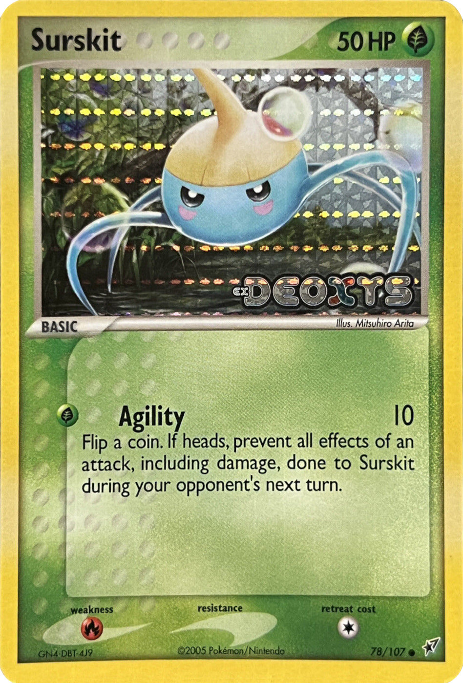 Surskit (78/107) (Stamped) [EX: Deoxys] | Good Games Morley