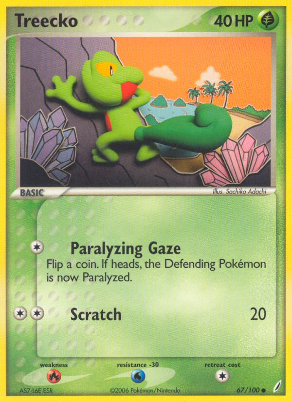 Treecko (67/100) [EX: Crystal Guardians] | Good Games Morley