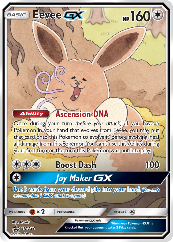 Eevee GX (SM233) [Sun & Moon: Black Star Promos] | Good Games Morley