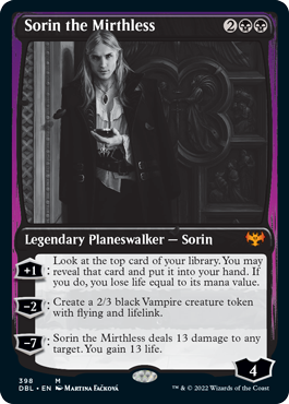 Sorin the Mirthless [Innistrad: Double Feature] | Good Games Morley