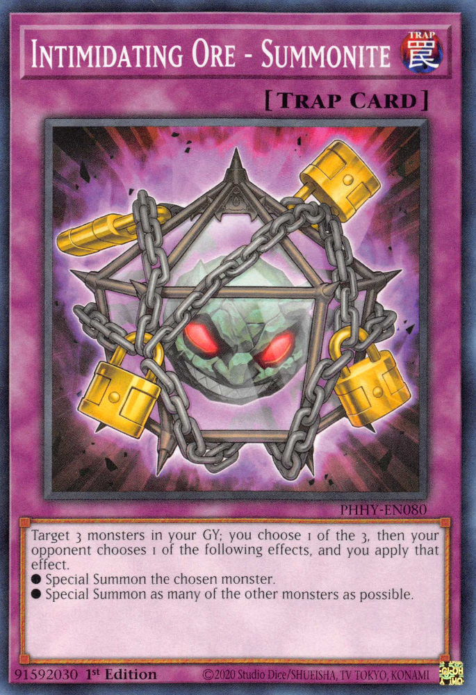 Intimidating Ore - Summonite [PHHY-EN080] Common | Good Games Morley