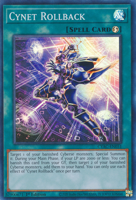 Cynet Rollback [CYAC-EN051] Super Rare | Good Games Morley