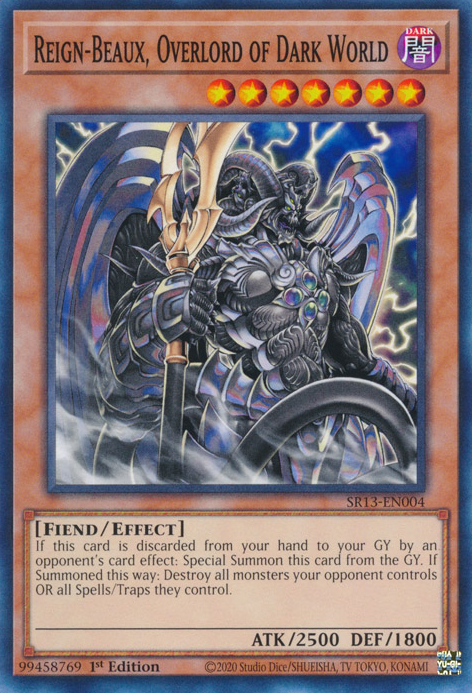 Reign-Beaux, Overlord of Dark World [SR13-EN004] Common | Good Games Morley