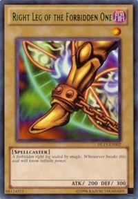 Right Leg of the Forbidden One (Blue) [DL11-EN002] Rare | Good Games Morley