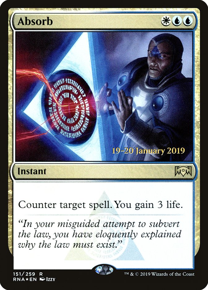 Absorb [Ravnica Allegiance Prerelease Promos] | Good Games Morley
