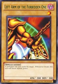 Left Arm of the Forbidden One (Green) [DL11-EN005] Rare | Good Games Morley
