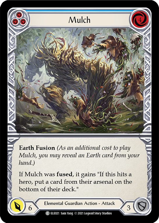 Mulch (Blue) [ELE021] (Tales of Aria)  1st Edition Rainbow Foil | Good Games Morley