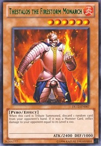 Thestalos the Firestorm Monarch (Green) [DL12-EN007] Rare | Good Games Morley